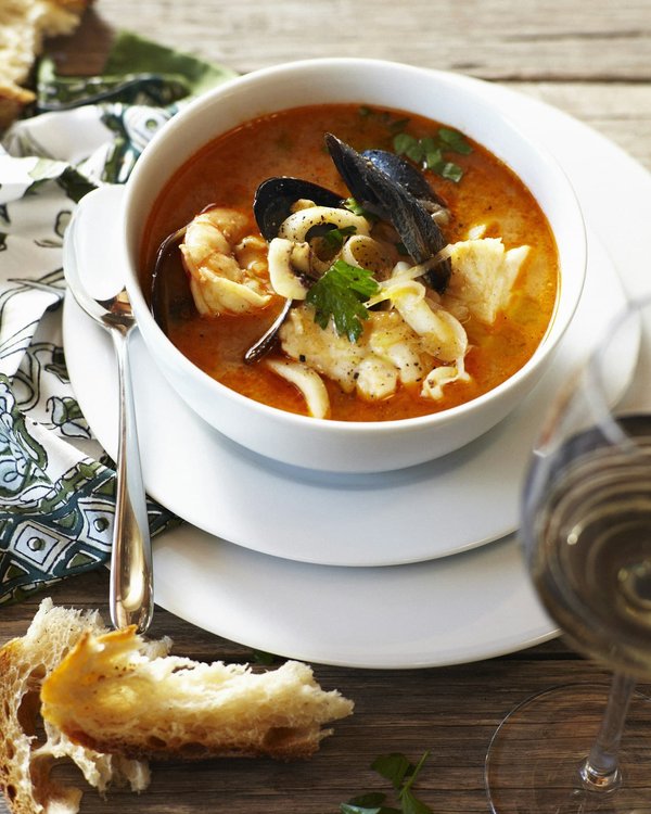 How Can You Cook a Flavorful Bouillabaisse with Fresh Seafood and Rouille?